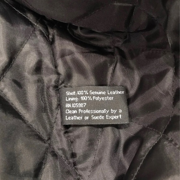 *SOLD* US Marines Leather Jacket - Picture 5 of 12